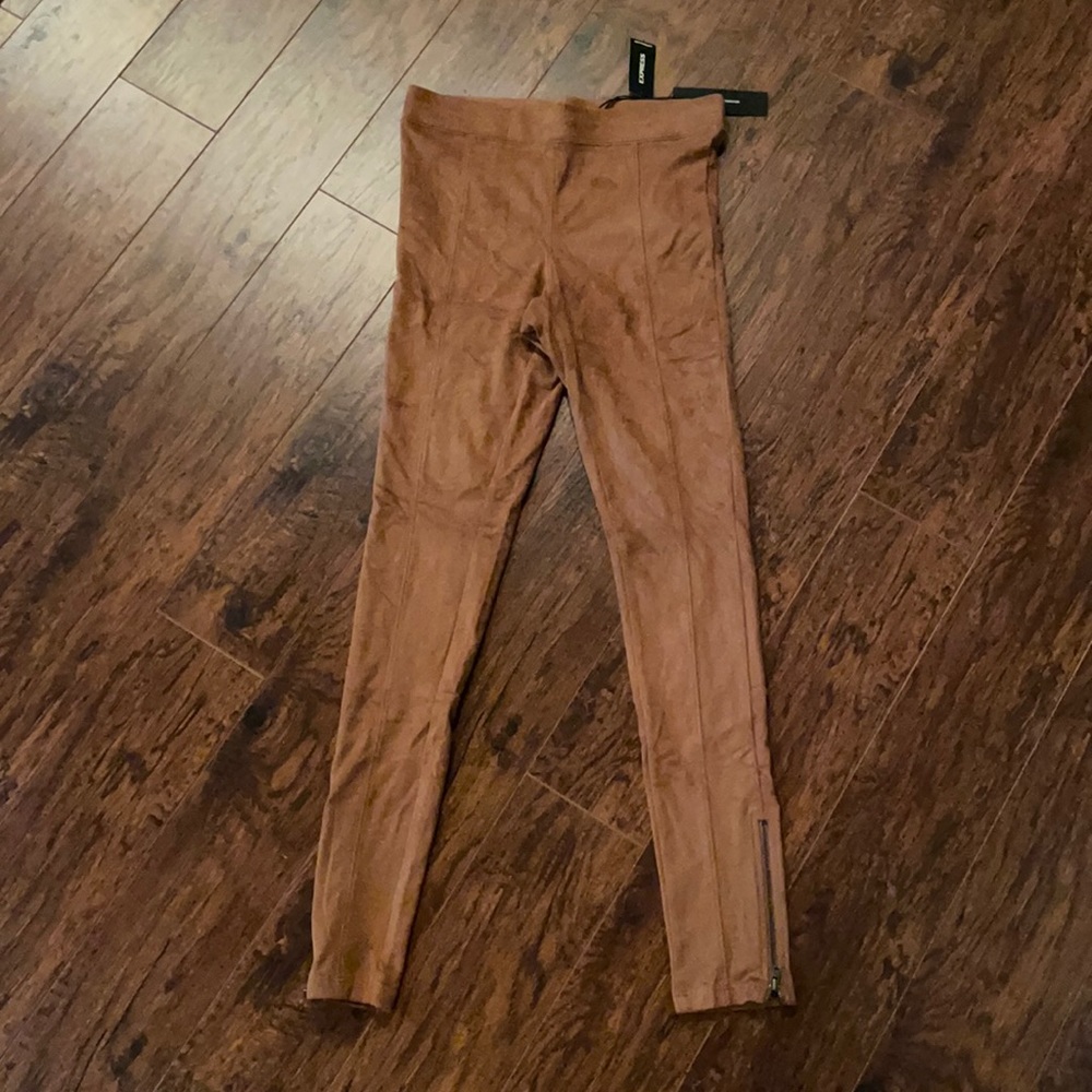 Express suede women’s pants leggings size XS